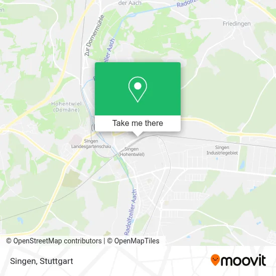 Singen map