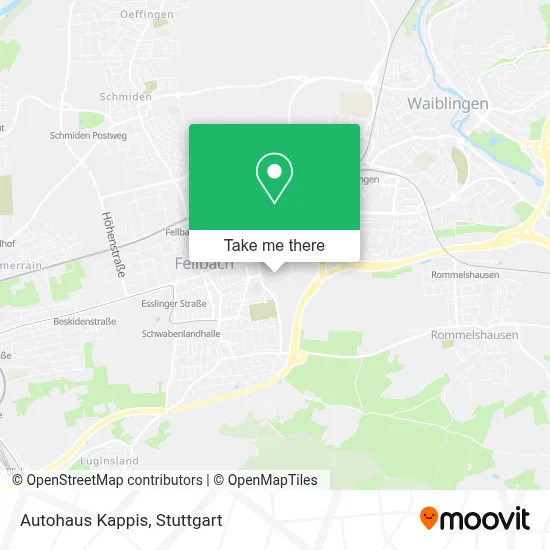 Autohaus Kappis map