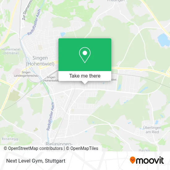 Next Level Gym map