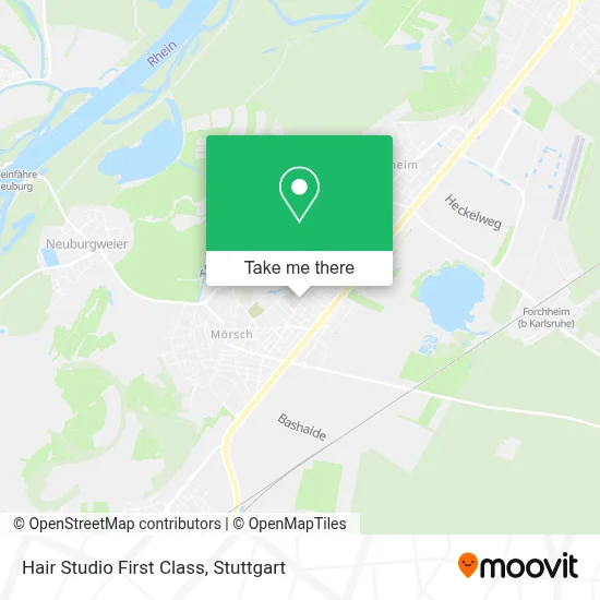 Hair Studio First Class map