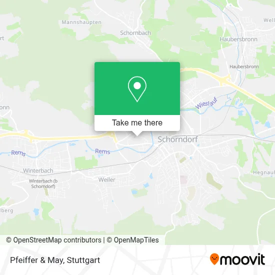 Pfeiffer & May map