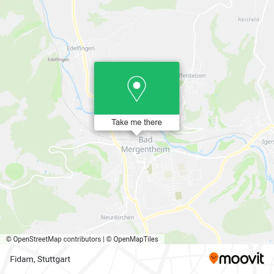 Fidam map