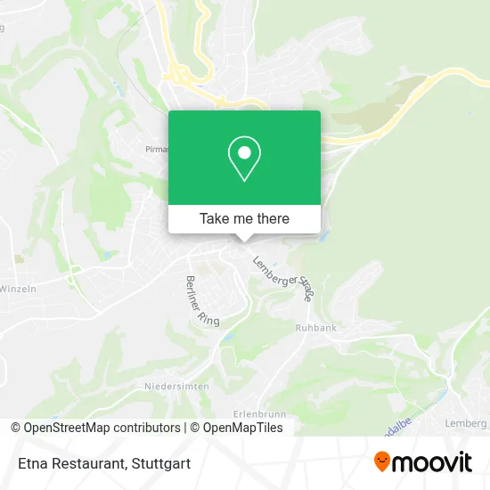 Ristorante Etna map
