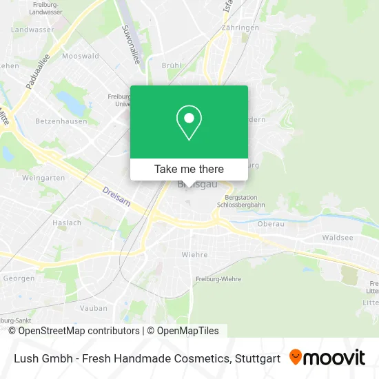 Lush Gmbh - Fresh Handmade Cosmetics map