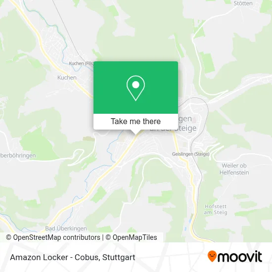 Amazon Locker - Cobus map