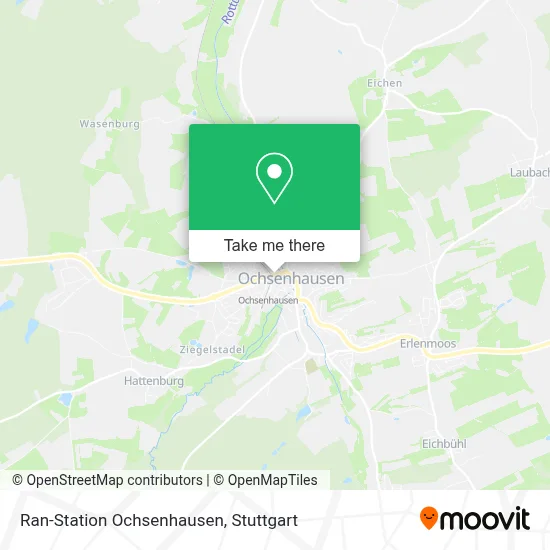 Ran-Station Ochsenhausen map