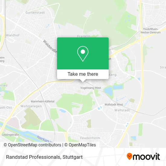 Randstad Professionals map