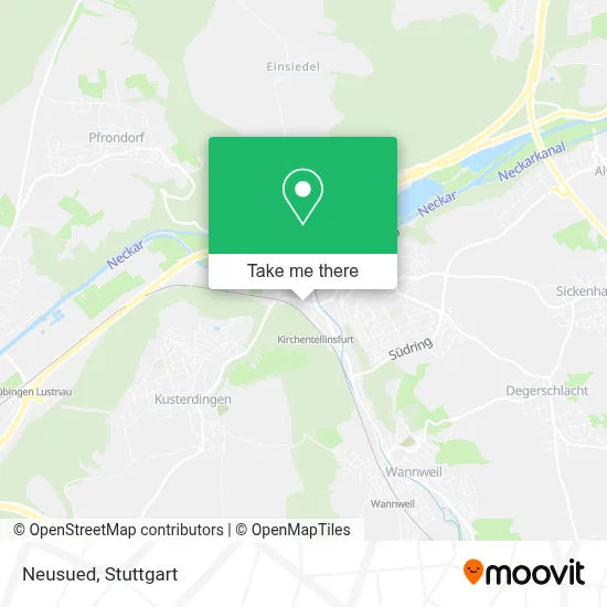 Neusued map