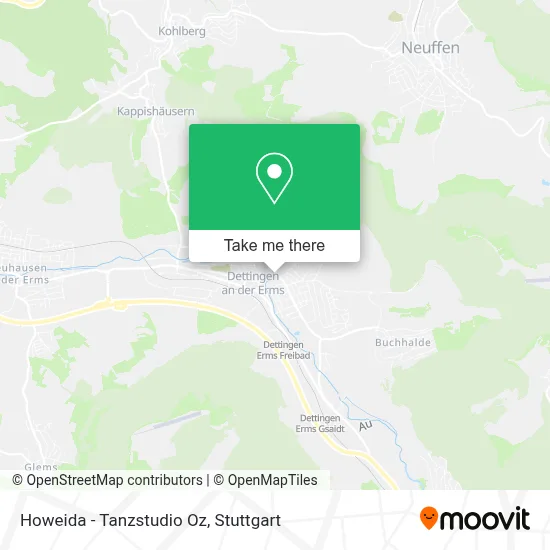 Howeida - Tanzstudio Oz map