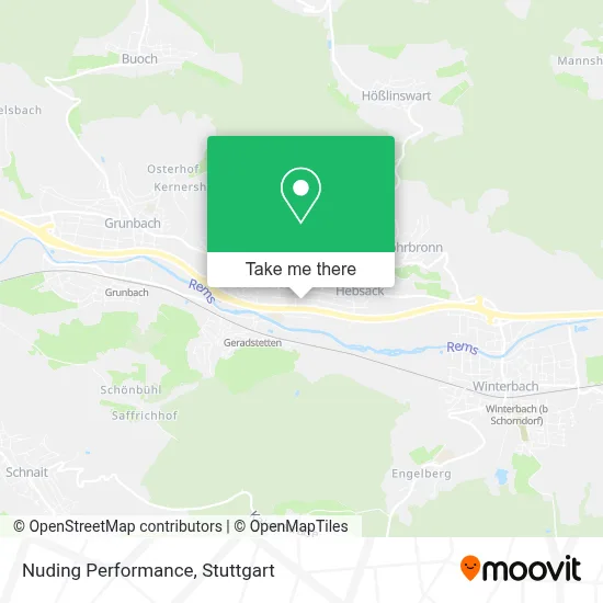 Nuding Performance map