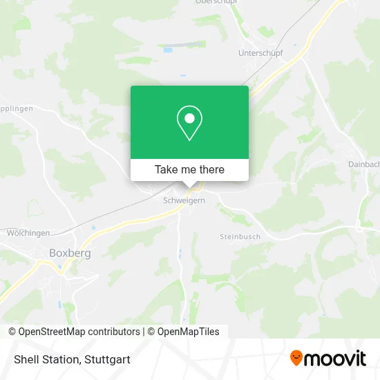 Shell Station map