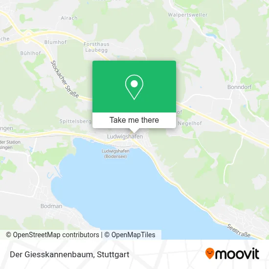 Der Giesskannenbaum map