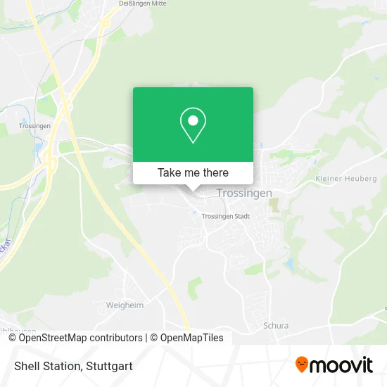 Shell Station map