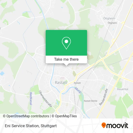 Eni Service Station map