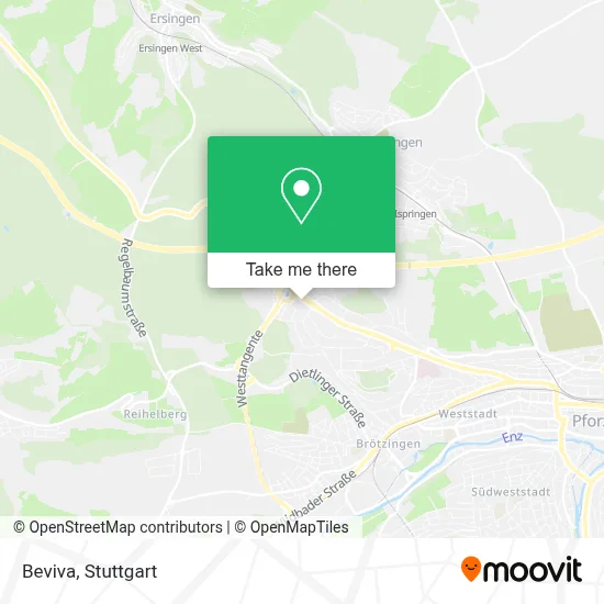 Beviva map