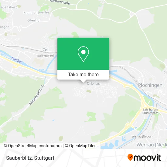 Sauberblitz map