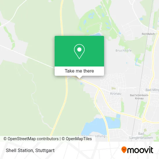 Shell Station map