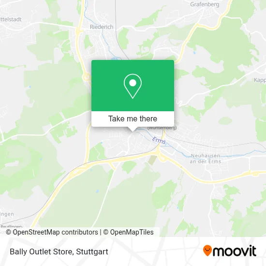 Bally Outlet Store map