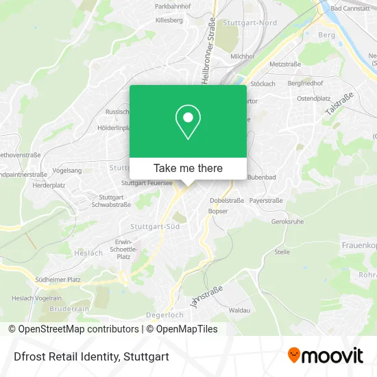Dfrost Retail Identity map