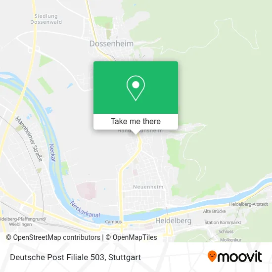 Deutsche Post Filiale 503 map