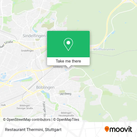 Restaurant Thermini map