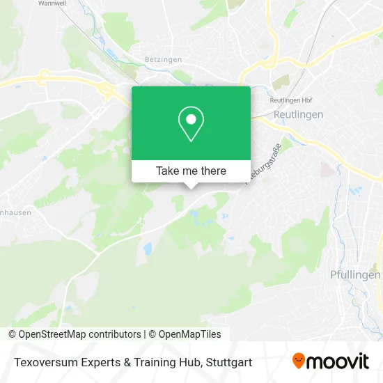 Texoversum Experts & Training Hub map