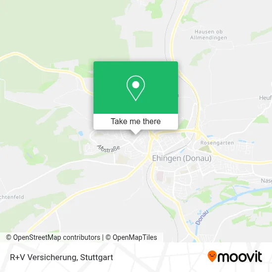R+V Versicherung map