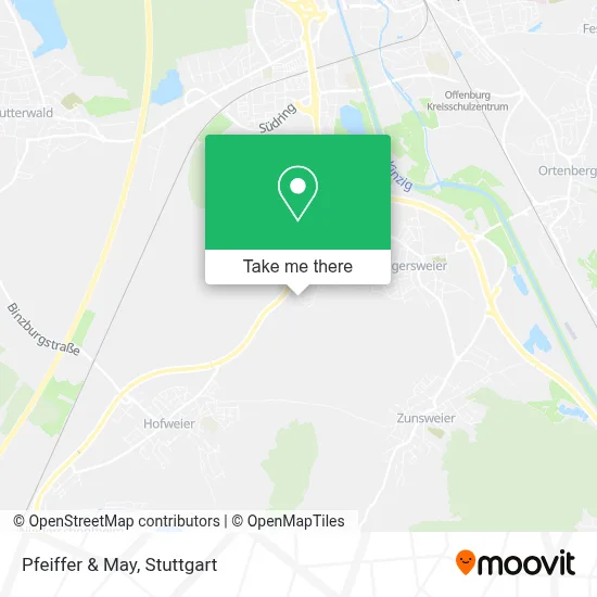 Pfeiffer & May map