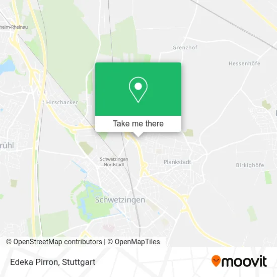 Edeka Pirron map