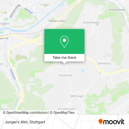 Junger's Alm map