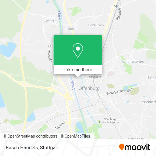Busch Handels map