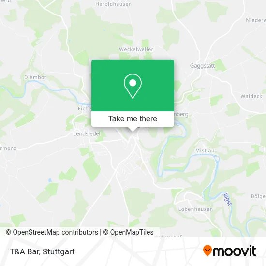 T&A Bar map