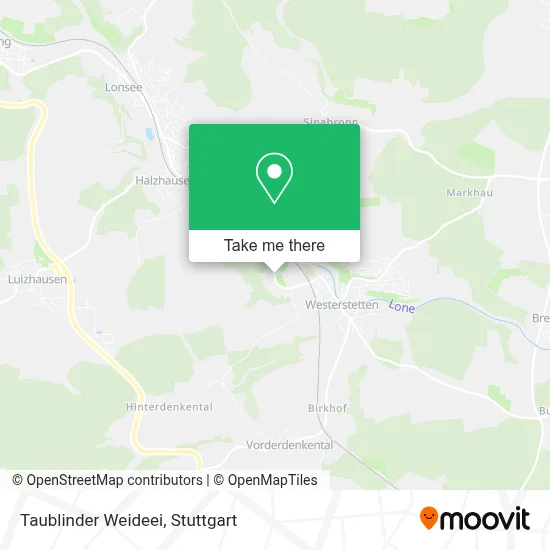 Taublinder Weideei map