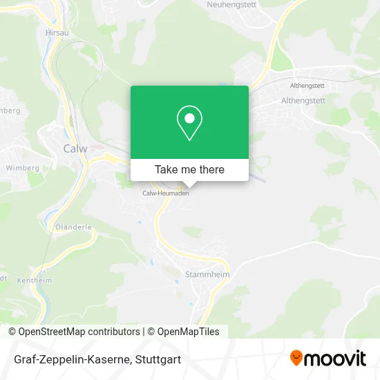 Graf-Zeppelin-Kaserne map