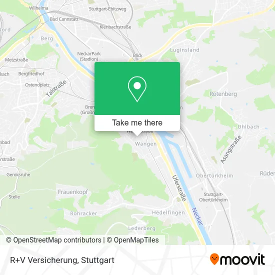 R+V Versicherung map
