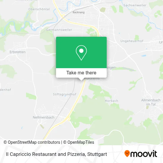 Ristorante Pizzeria Il Capriccio map