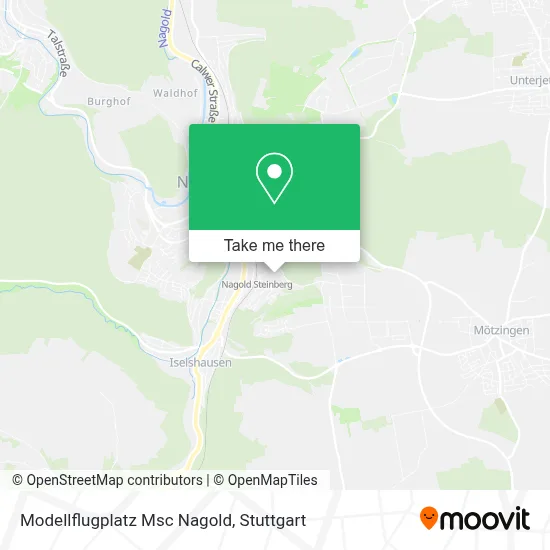 Modellflugplatz Msc Nagold map