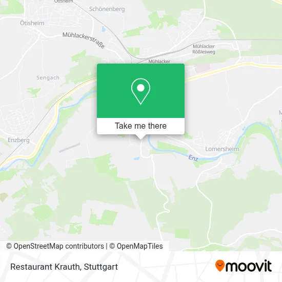 Restaurant Krauth map