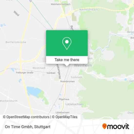 On Time Gmbh map