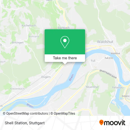Shell Station map