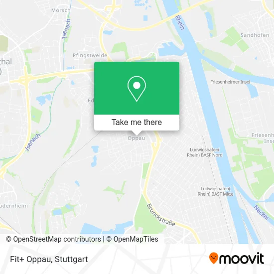 Fit+ Oppau map