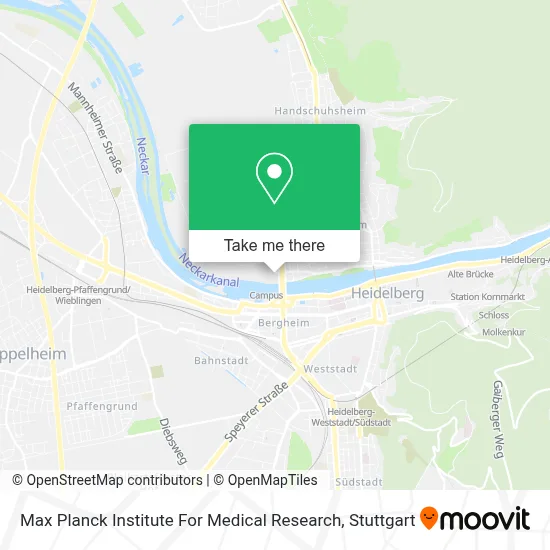 Max Planck Institute For Medical Research map
