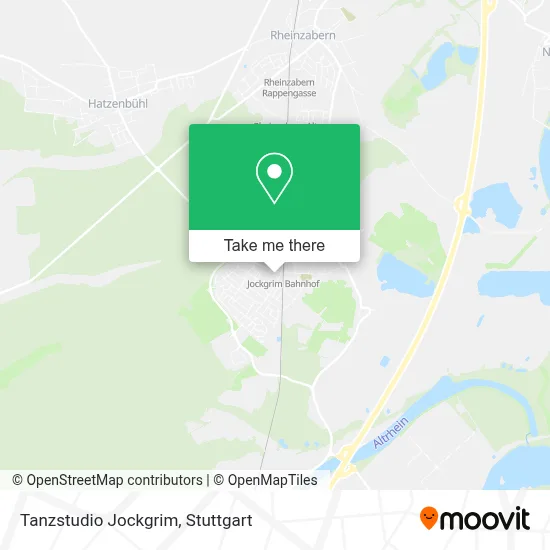 Tanzstudio Jockgrim map