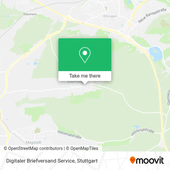 Digitaler Briefversand Service map
