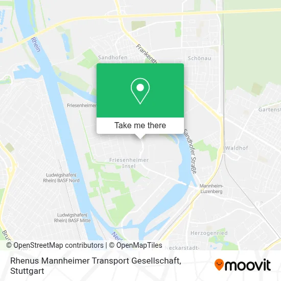 Rhenus Mannheimer Transport Gesellschaft map