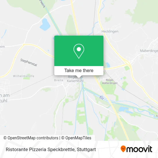 Ristorante Pizzeria Speckbrettle map