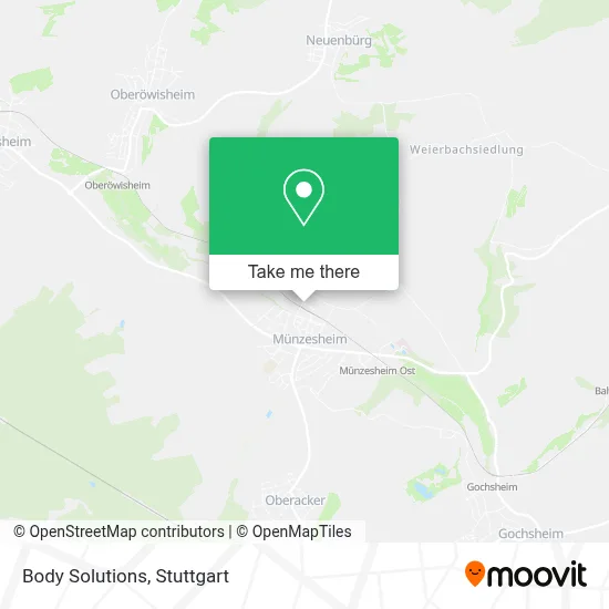 Body Solutions map