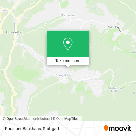 Rodalber Backhaus map