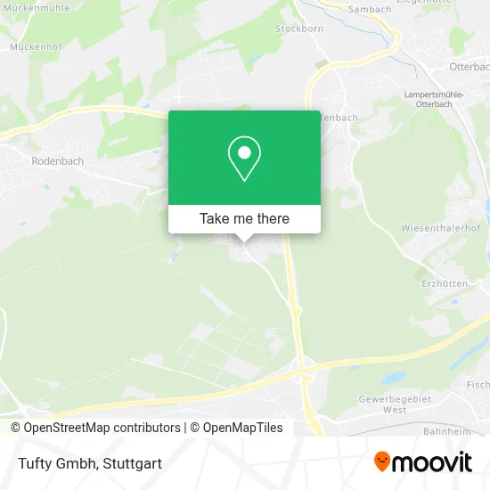 Tufty Gmbh map