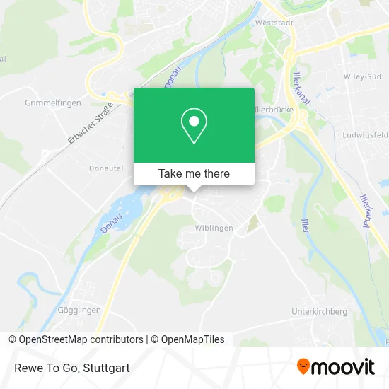 Rewe To Go map